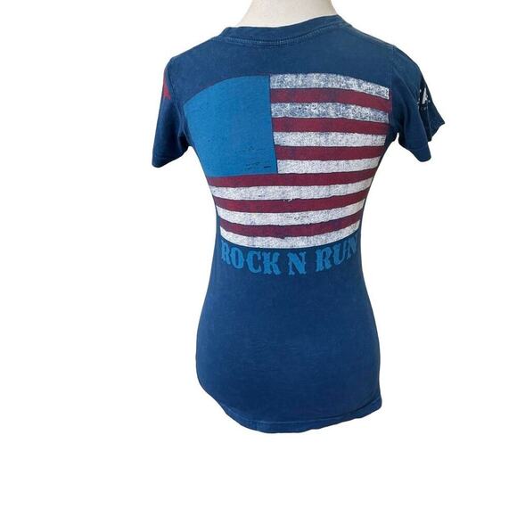 Y2K ROCKER AFFLICTION ROCK‎ N RUN GRAPHIC T SHIRT SMALL - Picture 5 of 7